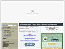 Tablet Screenshot of countyofunion.org